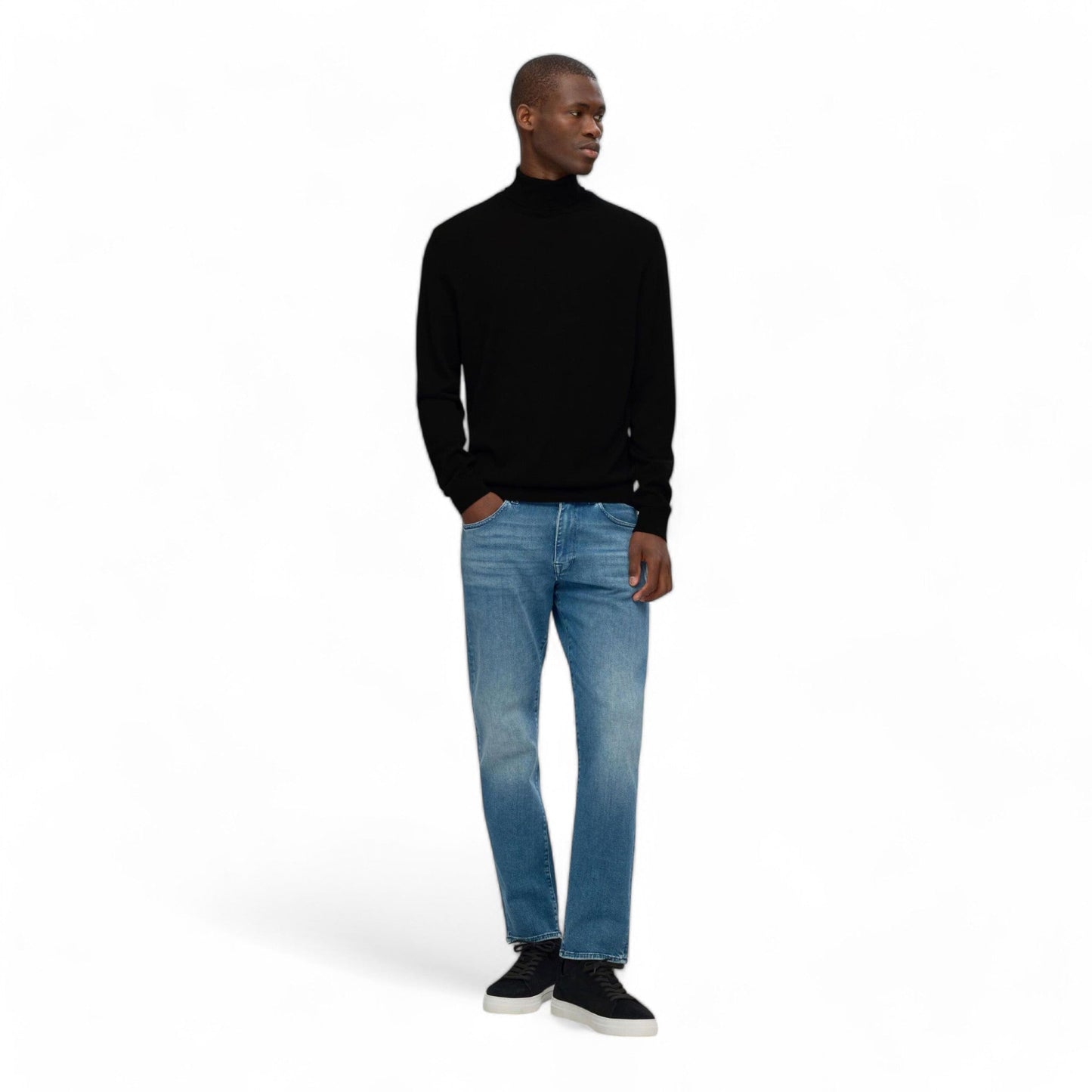 SELECTED HOMME SLHTRAY LS KNIT MERINO ROLL NECK NOOS - Maglieria di Selected Homme | Francis Concept
