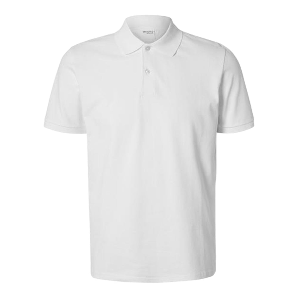 Selected Homme Slim Atlas SS Polo - White - Polo di Selected Homme | Francis Concept