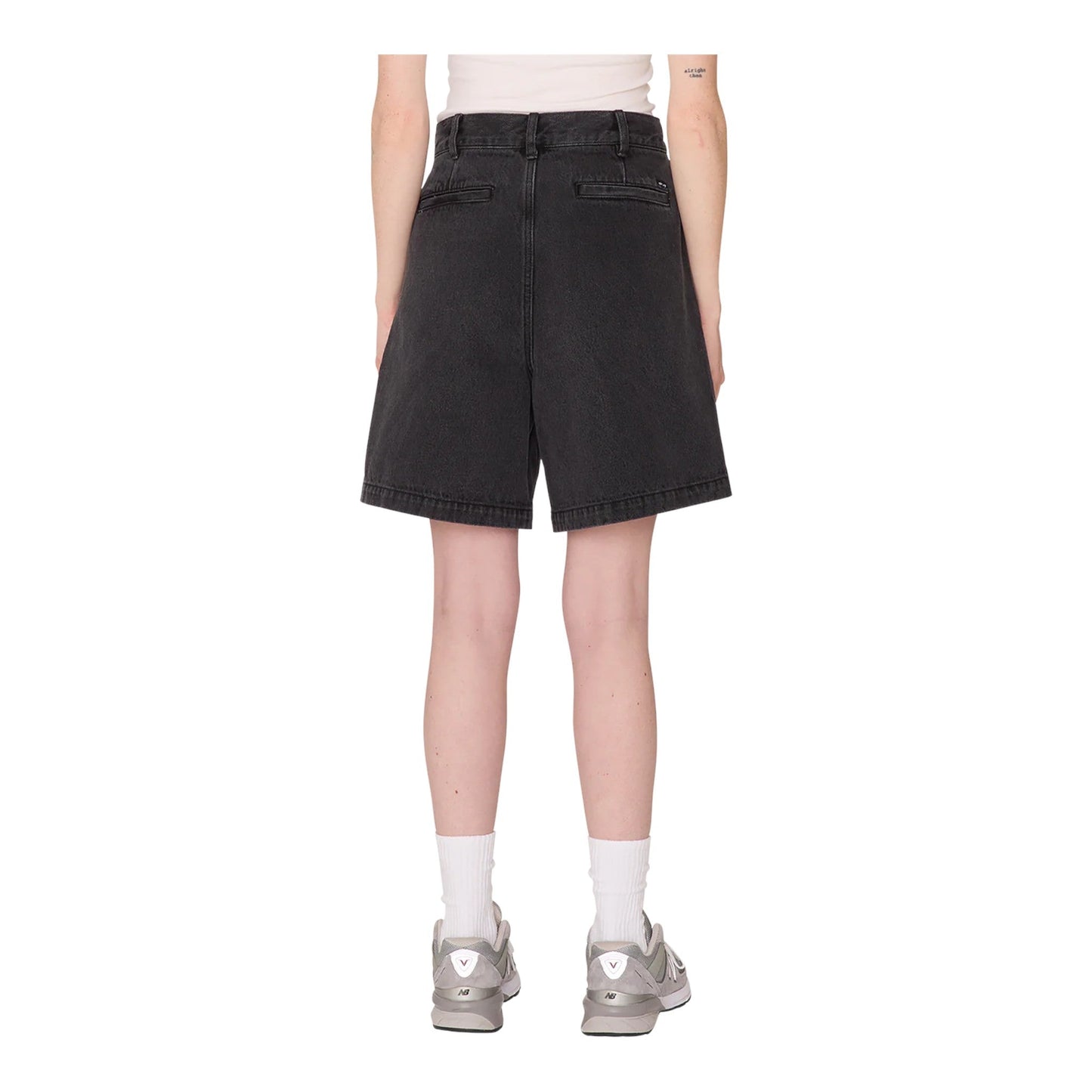 Shorts Donna Obey Shift Panel Short - Digital Black - Jeans di Obey | Francis Concept