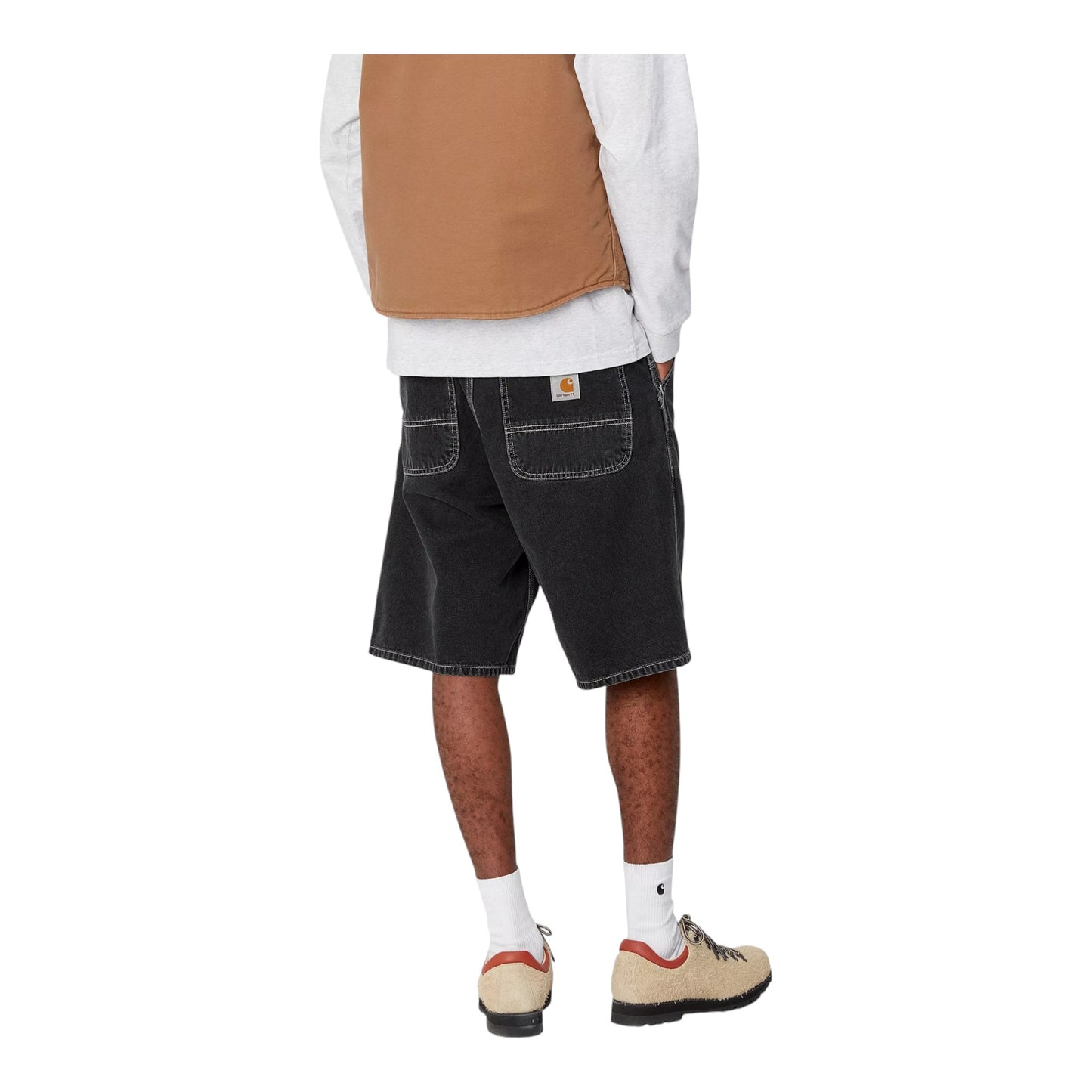 Carhartt Wip Simple Short - Black Heavy Stone Washed