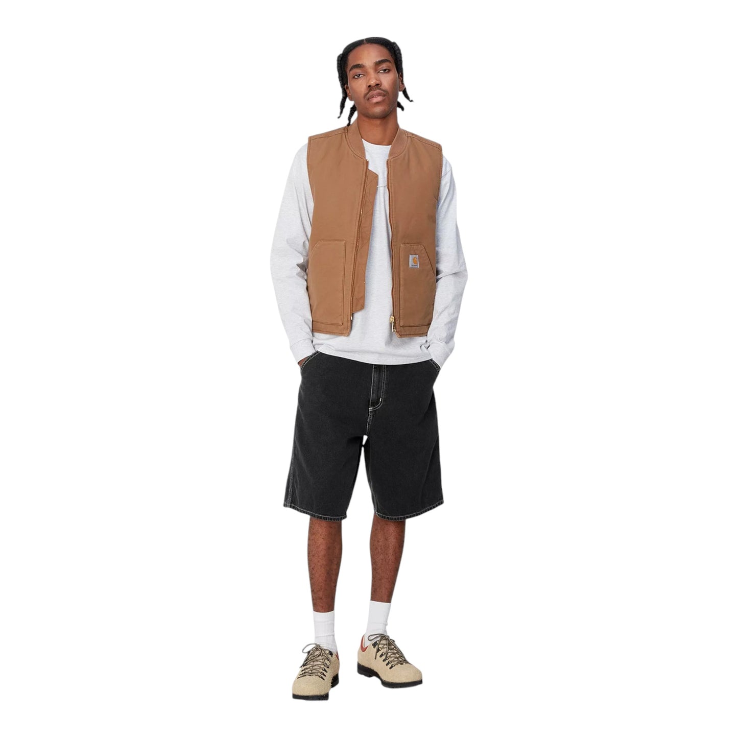 Carhartt Wip Simple Short - Black Heavy Stone Washed
