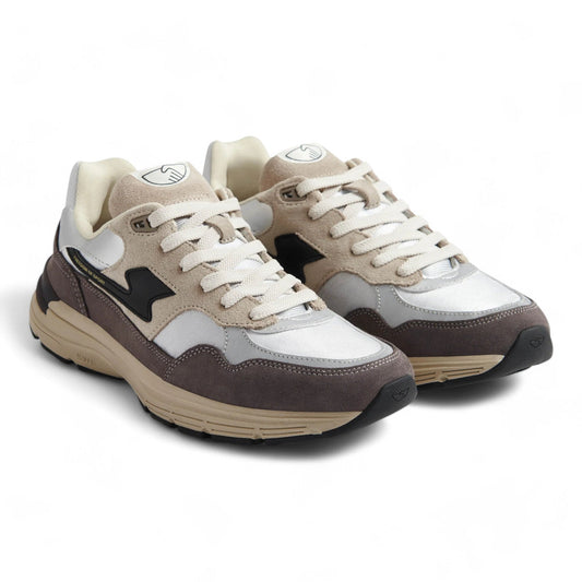 Sneakers Stepney Workers Club Amiel S - Strike Suede Mix - Silver Smoke - Scarpe di Stepney Workers Club | Francis Concept