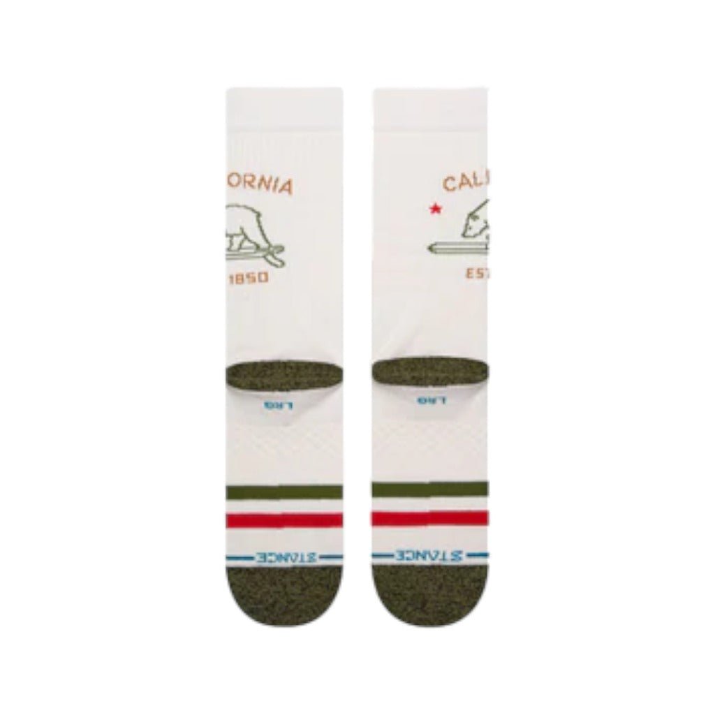 Stance California Republic - Off White - Calzini Lunghi di Stance | Francis Concept