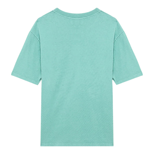 T-Shirt Amish Jersey Micro Logo Dyed - Ocean - T-Shirt di Amish | Francis Concept