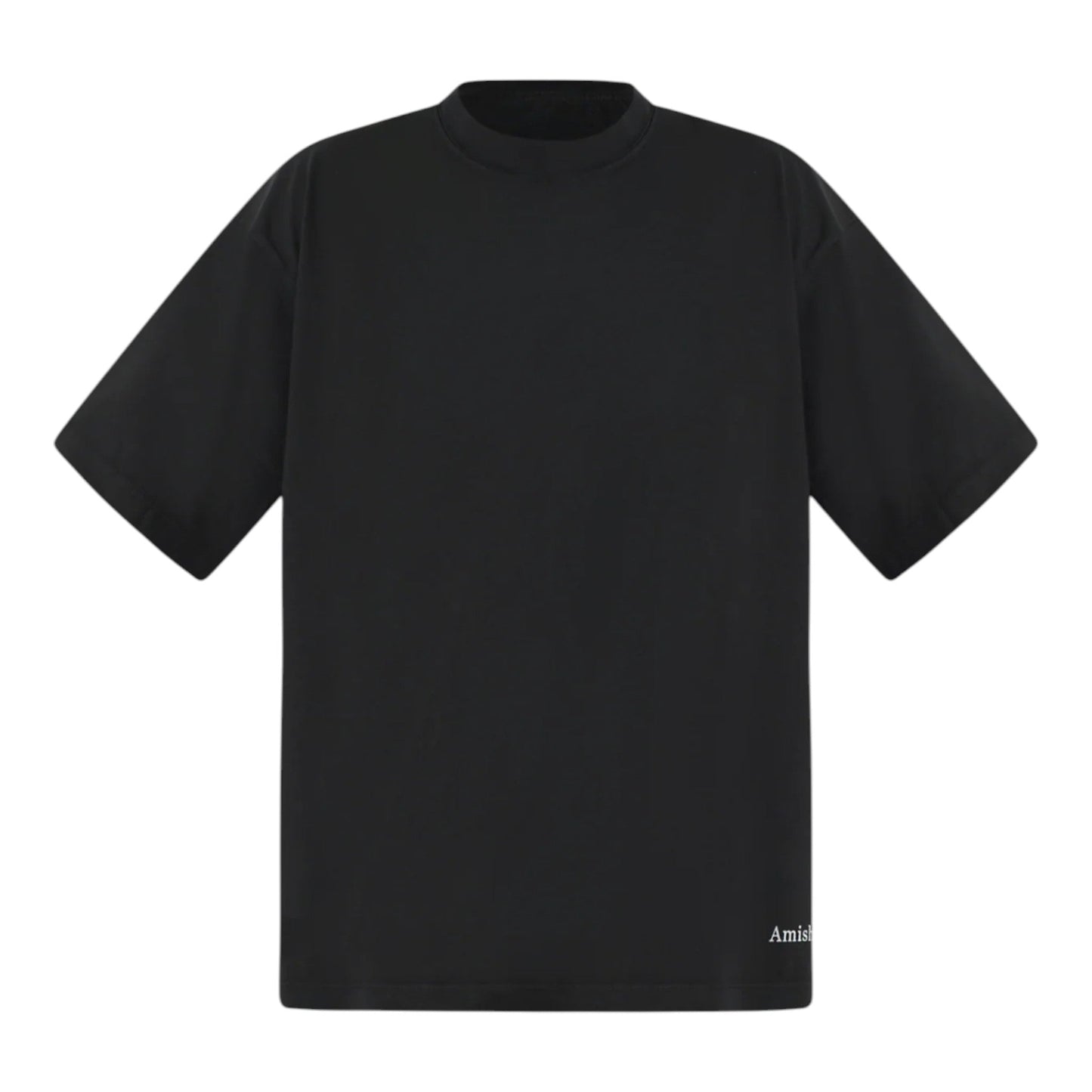 T-Shirt Amish Jersey Micro Logo Dyed - Washed Black - T-Shirt di Amish | Francis Concept