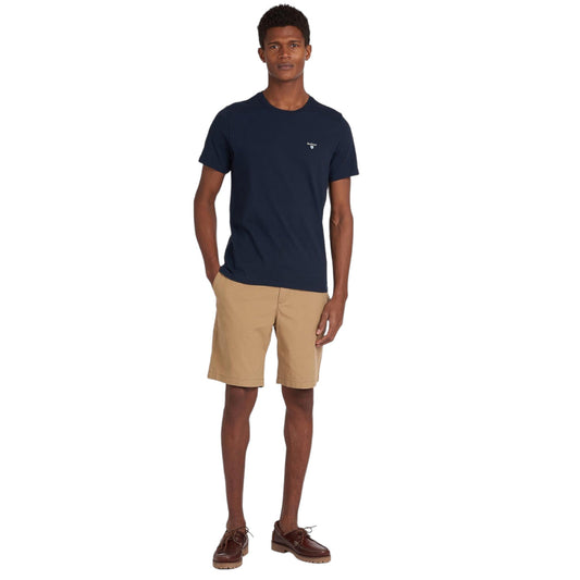 T-Shirt Barbour Tartan Sports Tee - Navy - T-Shirt di Barbour | Francis Concept
