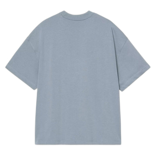 T-Shirt Carhartt Wip S/S Link Script T-Shirt - Velvet Blue / White
