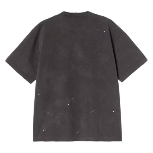 T-Shirt Carhartt Wip S/S Painter T-Shirt - Black destroy wash, splatter