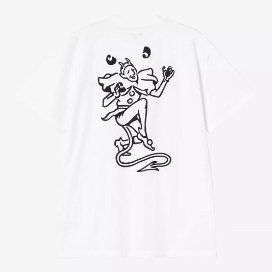 T-Shirt Carhartt Wip S/S Playing Cards T-Shirt - White-Francis Concept