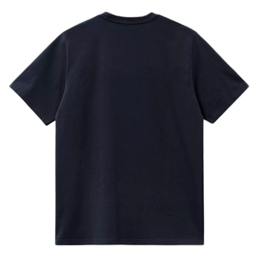 T-Shirt Carhartt Wip S/S Pocket - Dark Navy-Francis Concept