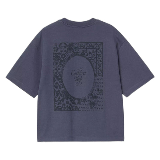 T-Shirt Carhartt Wip W' S/S Vestige T-Shirt - Blue - T-Shirt di Carhartt Wip | Francis Concept