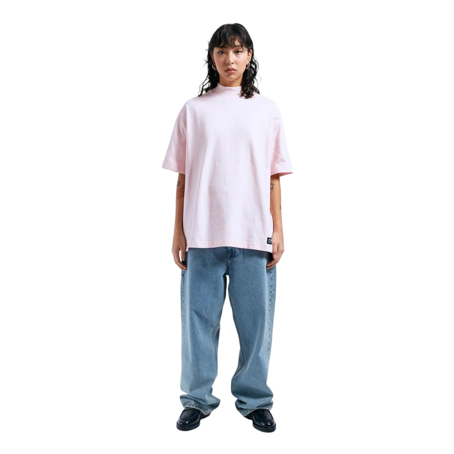 T-Shirt Donna Oversize Dr. Denim Rylie Tee - Rosa - T-Shirt di Dr.Denim | Francis Concept