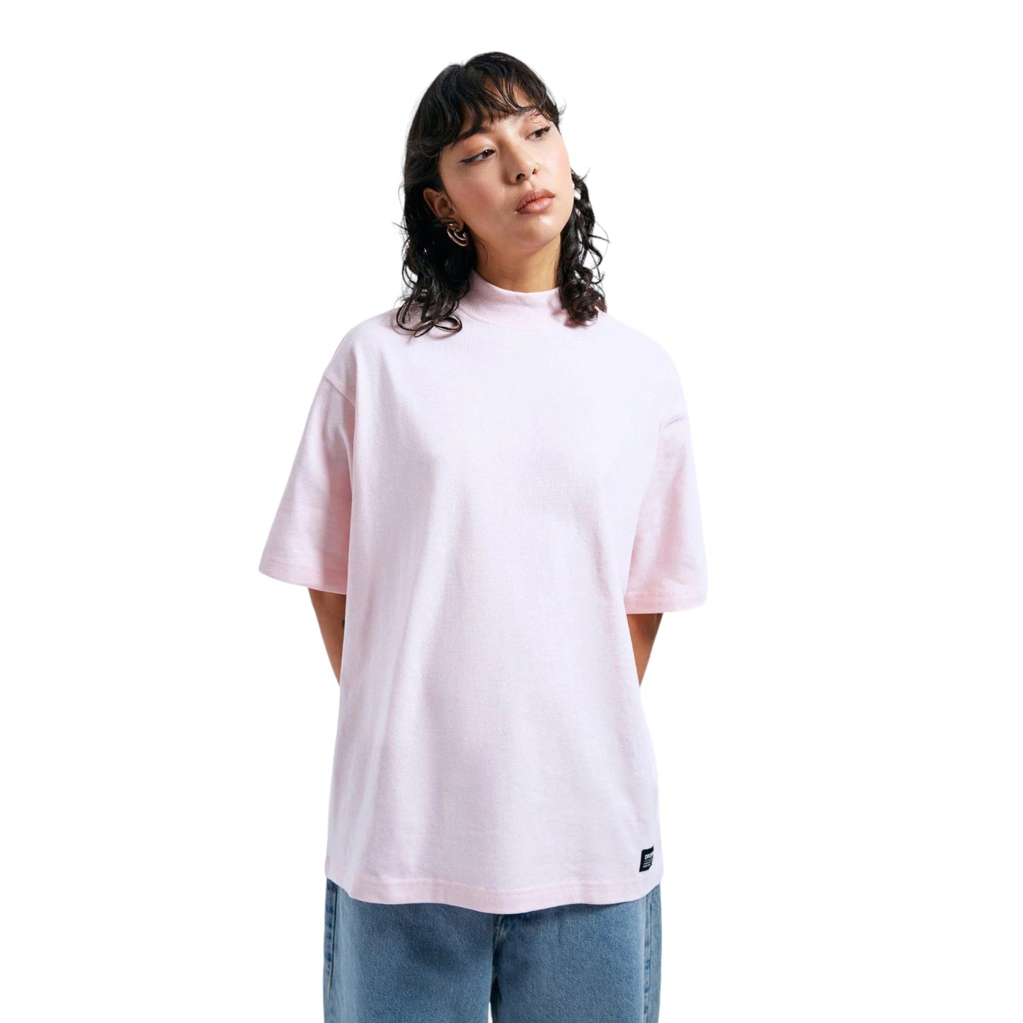 T-Shirt Donna Oversize Dr. Denim Rylie Tee - Rosa - T-Shirt di Dr.Denim | Francis Concept