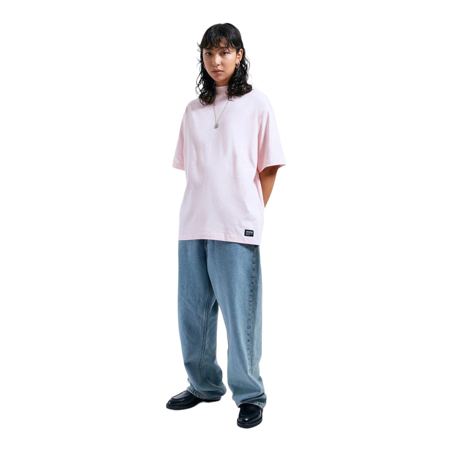 T-Shirt Donna Oversize Dr. Denim Rylie Tee - Rosa - T-Shirt di Dr.Denim | Francis Concept