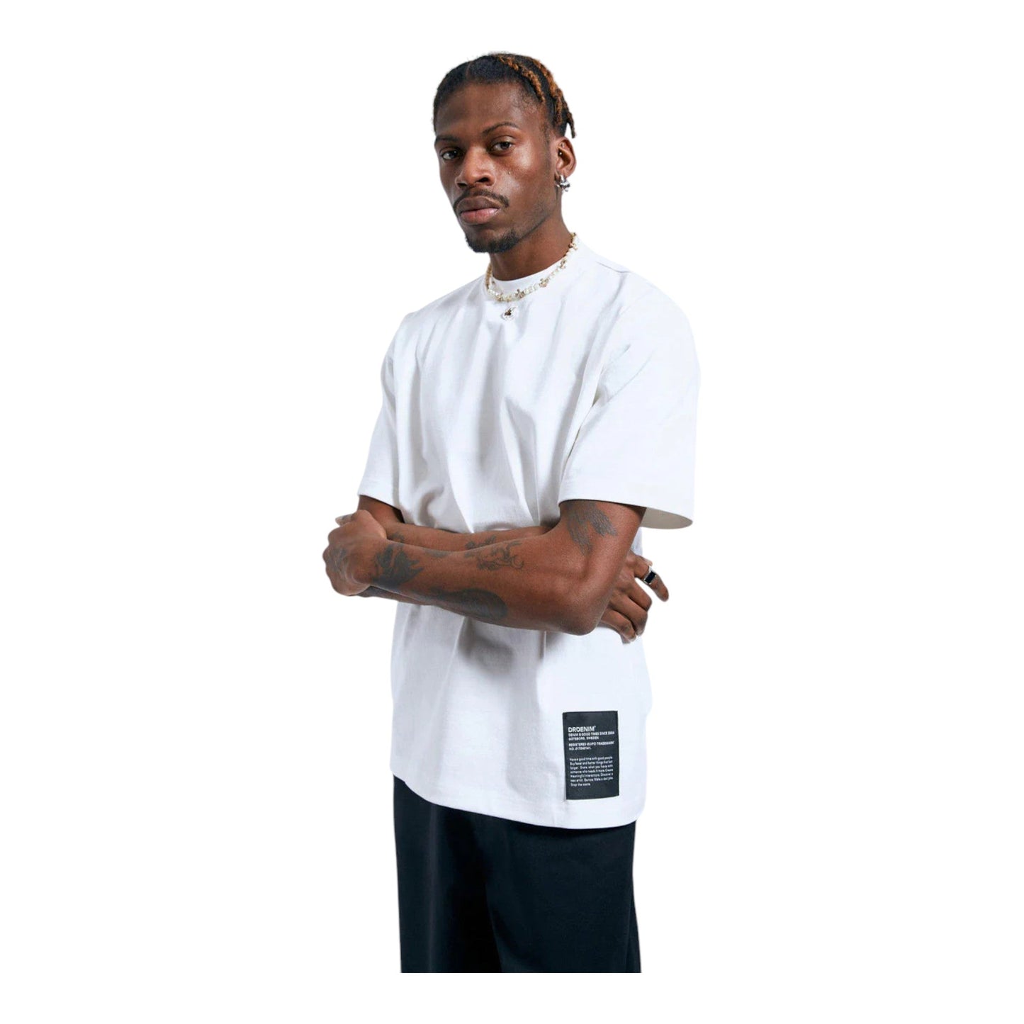 T-Shirt Dr Denim Miller Tee - Off White - T-Shirt di Dr.Denim | Francis Concept