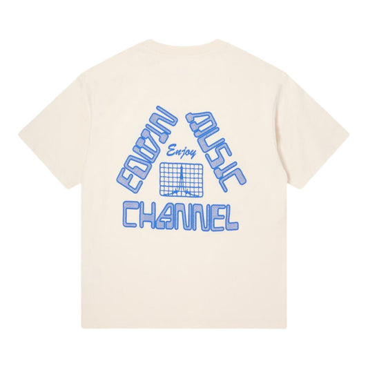 T-Shirt Edwin Enjoy EMC TS - Whisper White - T-Shirt di Edwin | Francis Concept