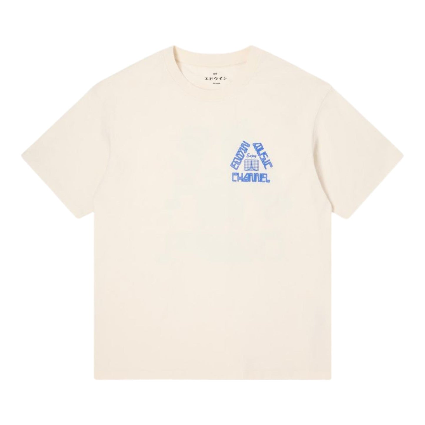 T-Shirt Edwin Enjoy EMC TS - Whisper White - T-Shirt di Edwin | Francis Concept