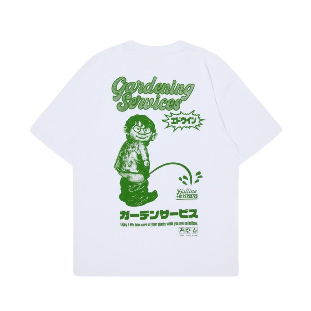 T-Shirt Edwin Gardening Services - White garment washed - T-Shirt di Edwin | Francis Concept