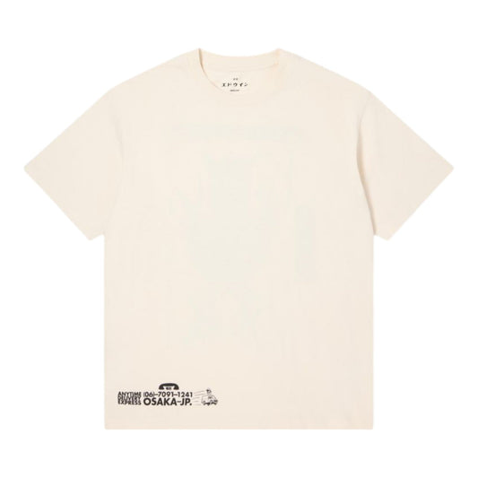 T-Shirt Edwin Kaibutsu Izakaya TS - Whisper White - T-Shirt di Edwin | Francis Concept