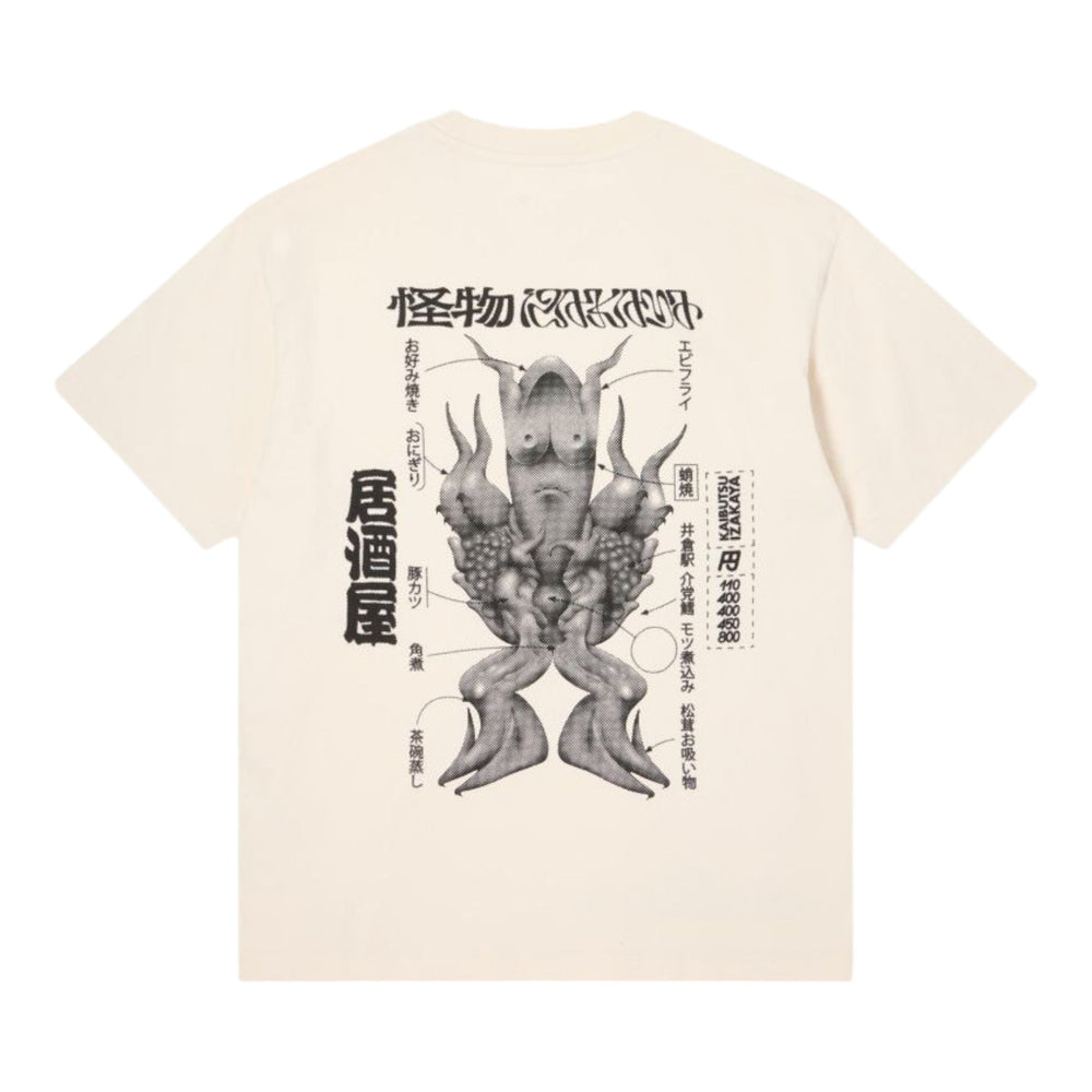 T-Shirt Edwin Kaibutsu Izakaya TS - Whisper White - T-Shirt di Edwin | Francis Concept