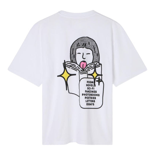 T-Shirt Edwin Love In The Books TS - White - T-Shirt di Edwin | Francis Concept