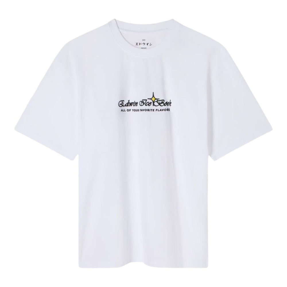 T-Shirt Edwin Love In The Books TS - White - T-Shirt di Edwin | Francis Concept