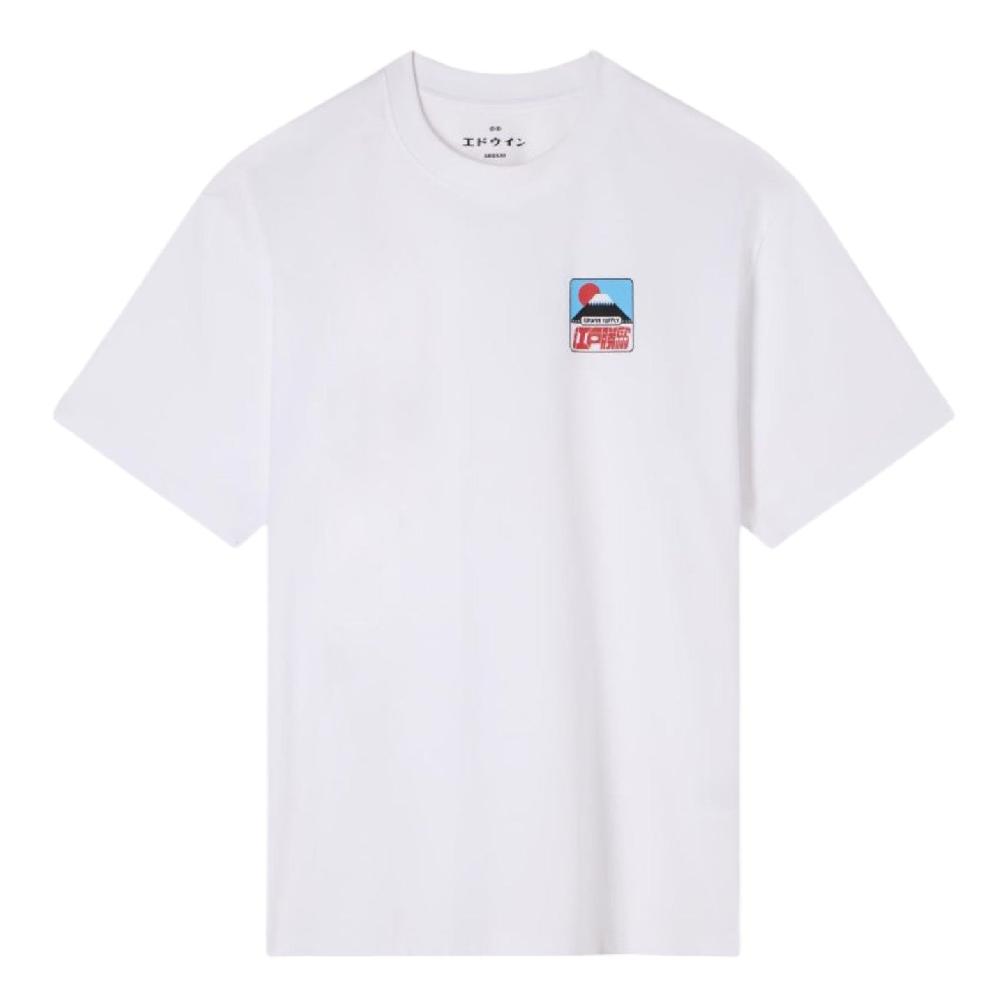 T-Shirt Edwin Sunset On Fuji San TS SS - White - T-Shirt di Edwin | Francis Concept