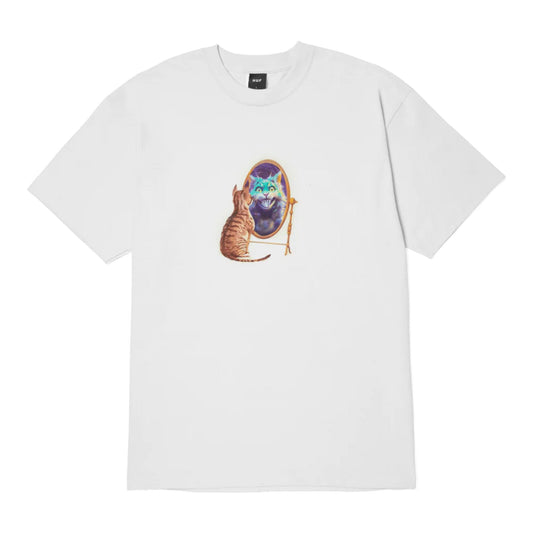 T-Shirt Huf Mirror S/S Tee - White - T-Shirt di HUF | Francis Concept