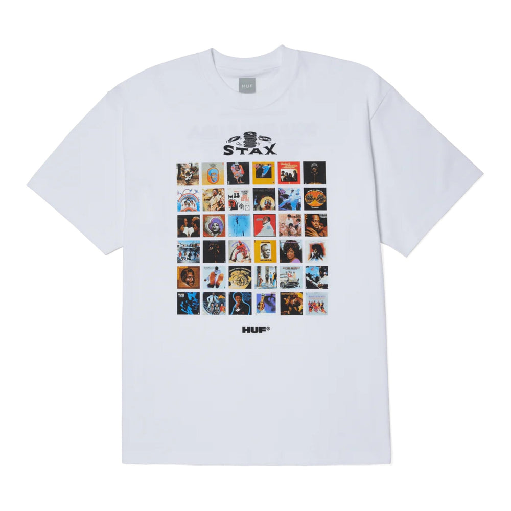 T-Shirt Huf Soulsville Usa S/S Tee - White - T-Shirt di HUF | Francis Concept
