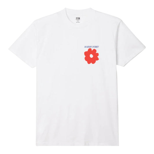 T-Shirt Maison Dobey Tee - White - T-Shirt di Obey | Francis Concept