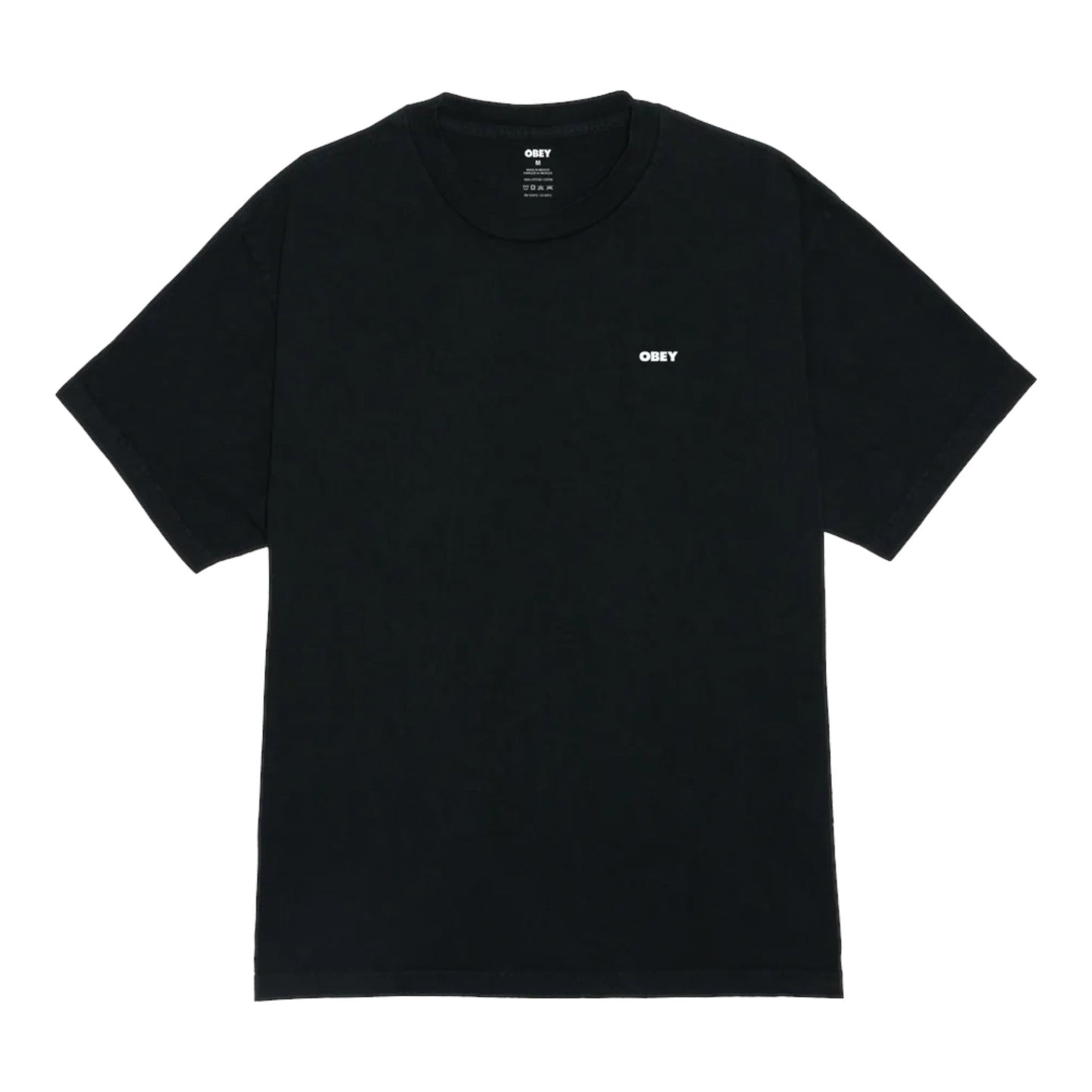 T-Shirt Obey Bold Icon Face Tee - Pigment True Vintage Black - T-Shirt di Obey | Francis Concept