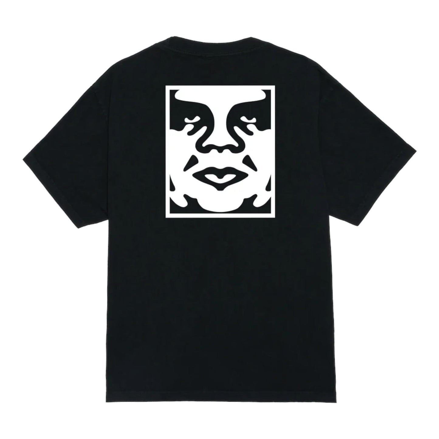T-Shirt Obey Bold Icon Face Tee - Pigment True Vintage Black - T-Shirt di Obey | Francis Concept