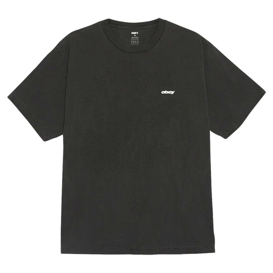 T-Shirt Obey Bounce Tee - Pigment Dusty Black-Francis Concept