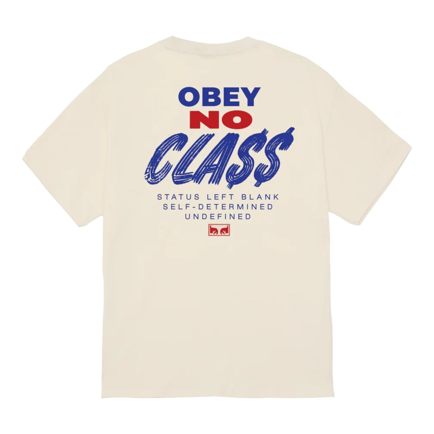 T-Shirt Obey Class Dropout Tee - Cream - T-Shirt di Obey | Francis Concept