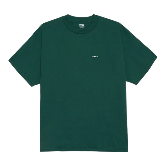 T-Shirt Obey Disinformation Resistence Tee - Rain Forest - T-Shirt di Obey | Francis Concept