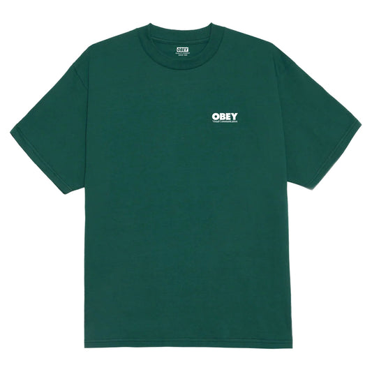 T-Shirt Obey Global Systems Tee - Rainforest-Francis Concept
