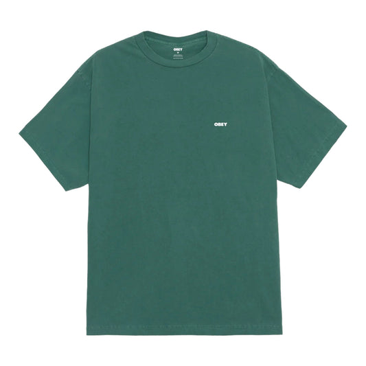 T-Shirt Obey Icon Face Tee - Pigment Rain Forest - T-Shirt di Francis Concept | Francis Concept