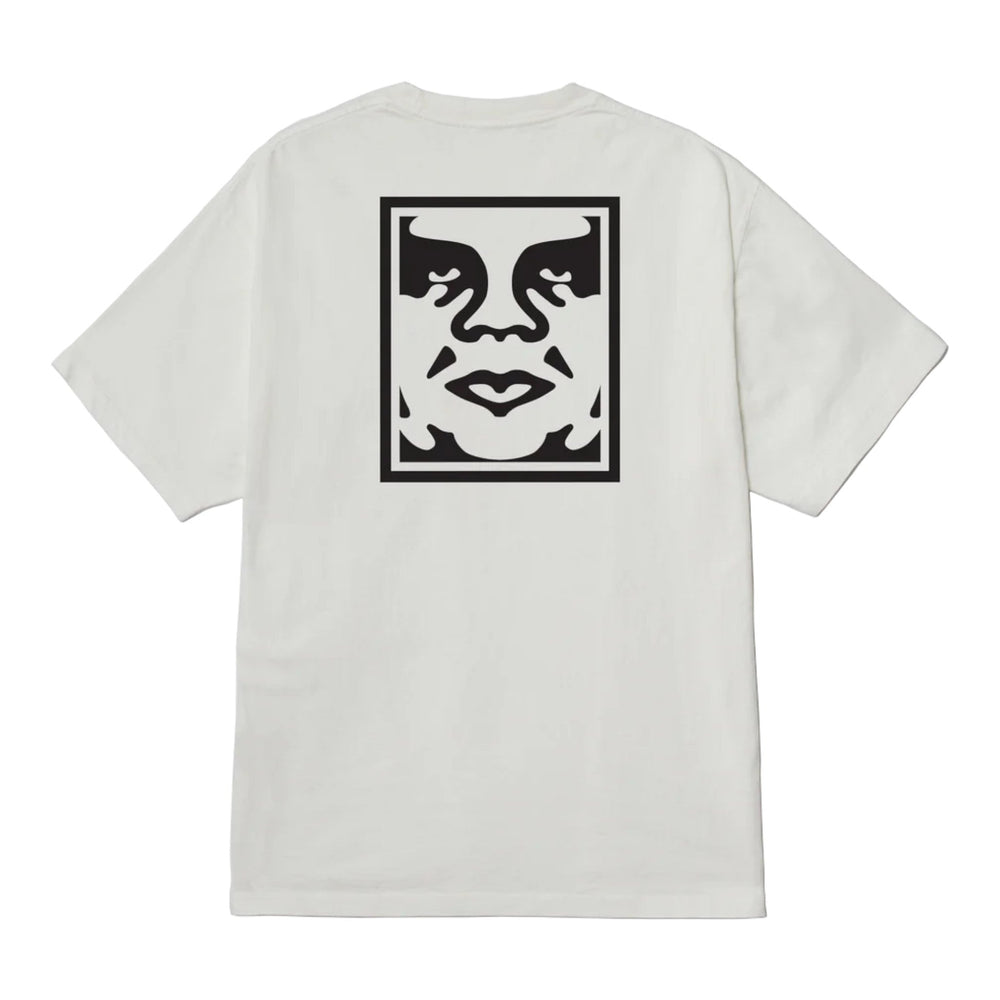 T-Shirt Obey Icon Face Tee - Pigment Vintage White - T-Shirt di Francis Concept | Francis Concept