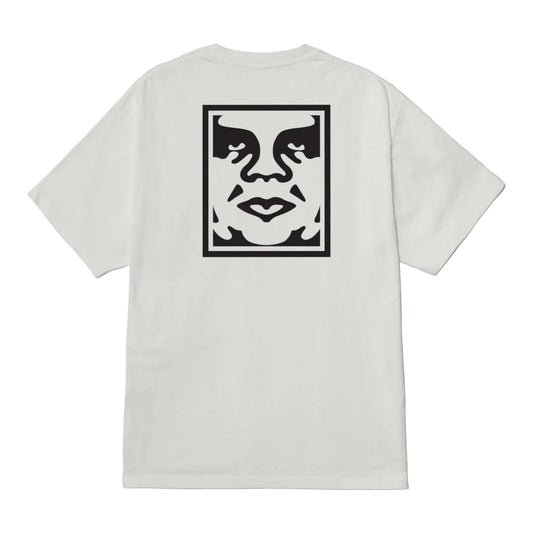 T-Shirt Obey Icon Face Tee - Pigment Vintage White - T-Shirt di Francis Concept | Francis Concept