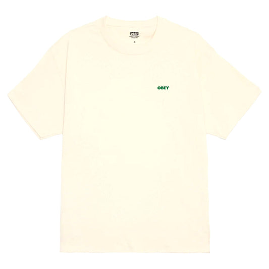 T-Shirt Obey Knowledge Is Power Tee - Cream-Francis Concept