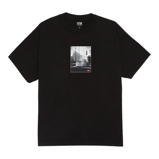 T-Shirt Obey Osaka Photo Tee - Black - T-Shirt di Obey | Francis Concept