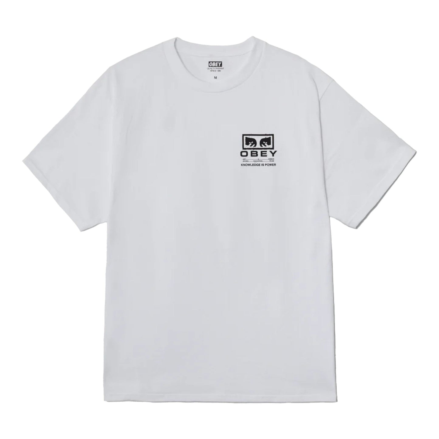 T-Shirt Obey Permission Tee - White - T-Shirt di Obey | Francis Concept
