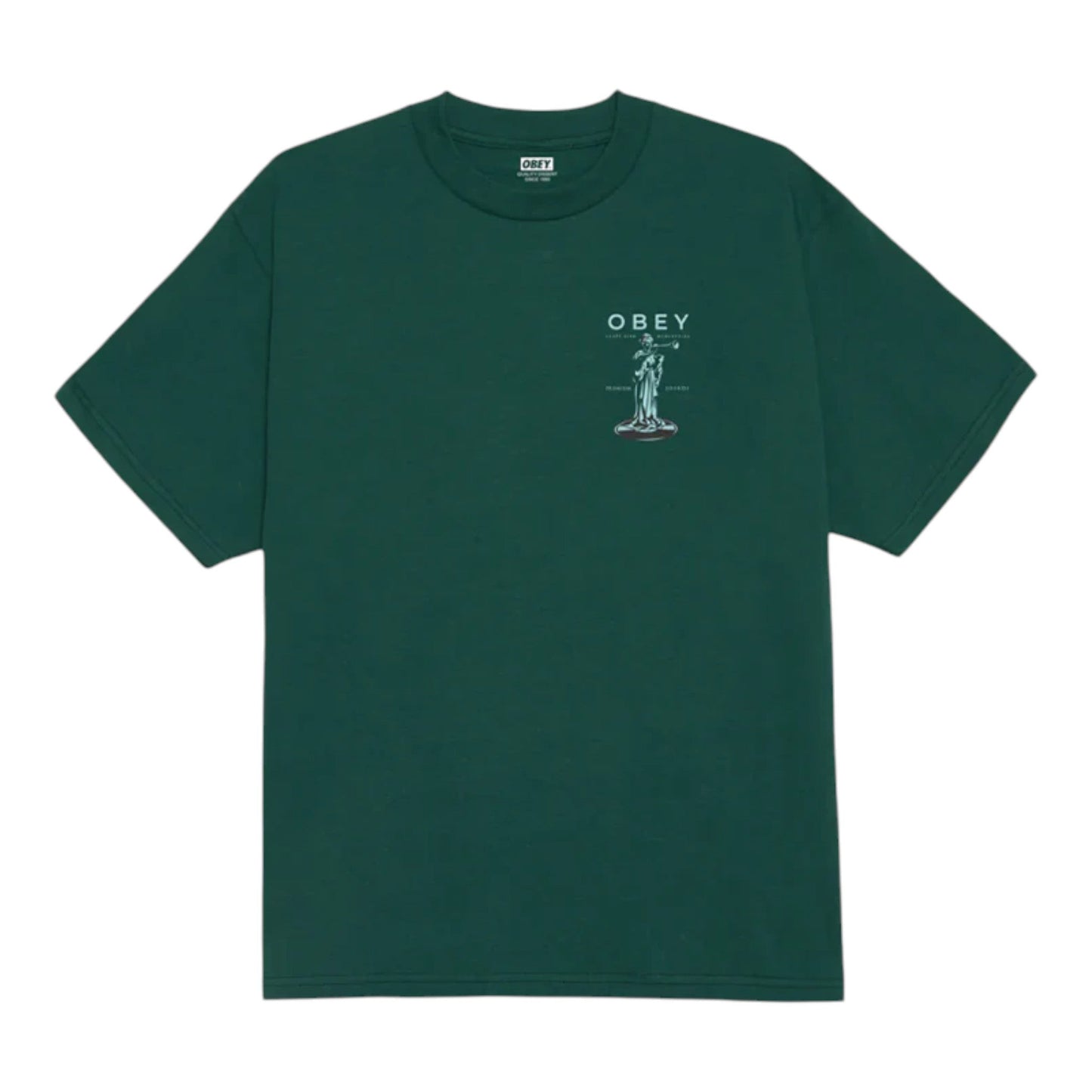 T-Shirt Obey Premium Sounds Tee - Rain Forest - T-Shirt di Obey | Francis Concept