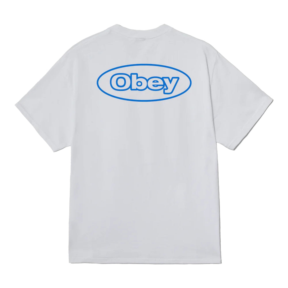 T-Shirt Obey Reaction Tee - White - T-Shirt di Obey | Francis Concept