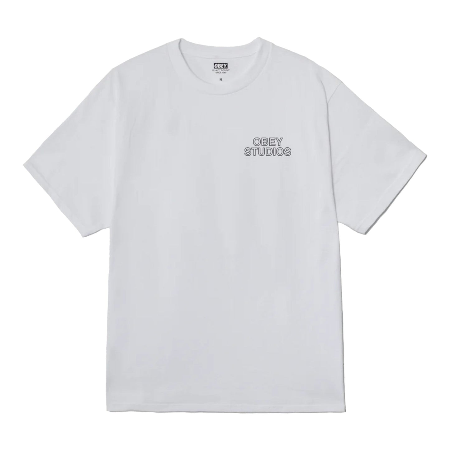 T-Shirt Obey Studios Palette Tee - White - T-Shirt di Obey | Francis Concept