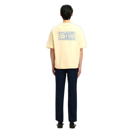 T-Shirt Relax Brock SS Tee Hotel Amour - Beige-Francis Concept