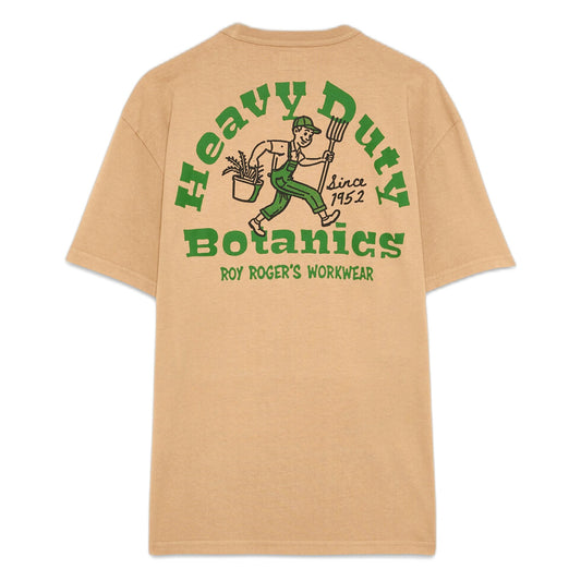 T-Shirt Roy Roger's Jersey Botanics - Dyed Beige-Francis Concept