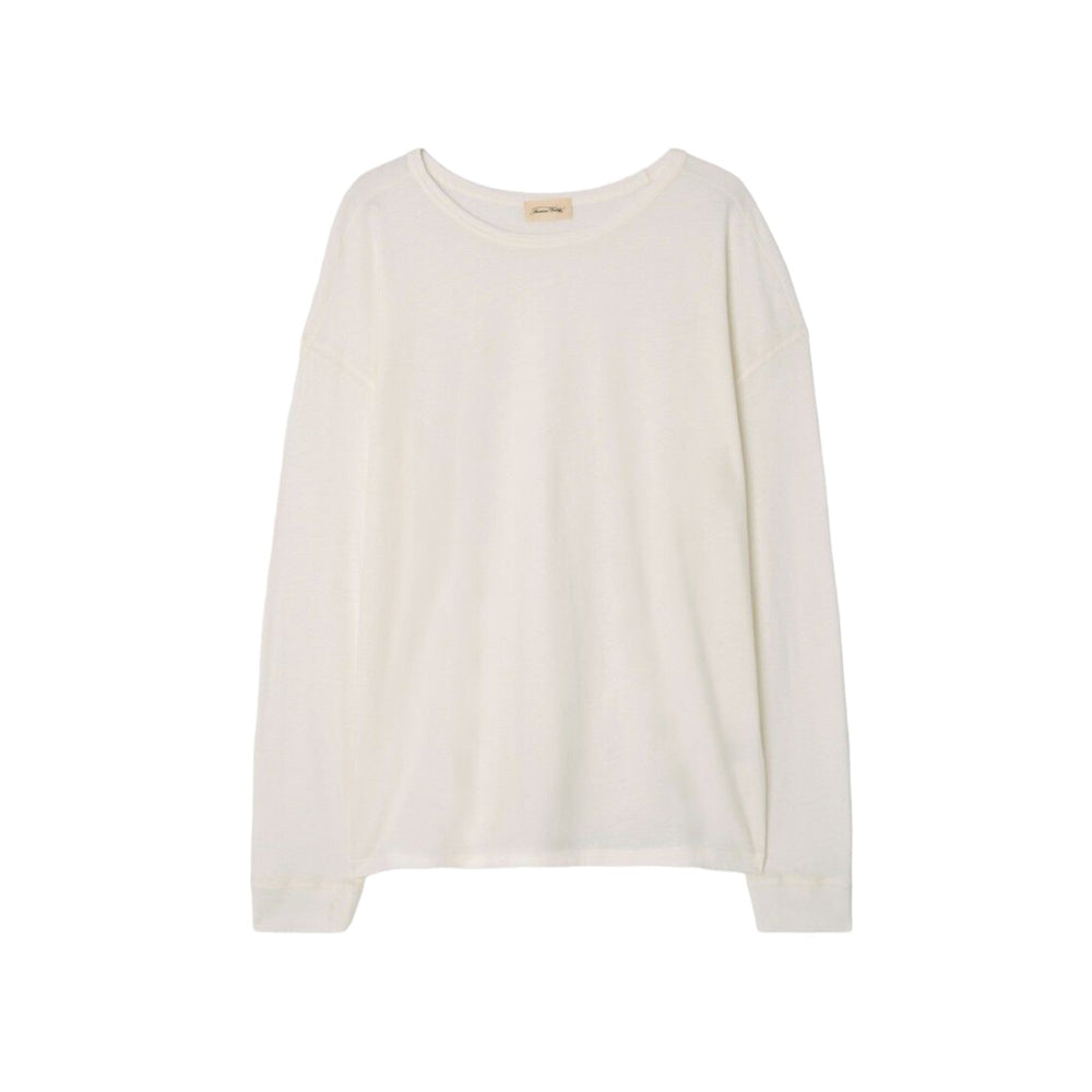 T-Shirt Uomo a manica lunga American Vintage Man Longsleeve Shirt Gamipy - Bianco - Maglieria di American Vintage | Francis Concept