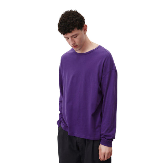 T-Shirt Uomo a manica lunga American Vintage Man Longsleeve Shirt Gamipy - Viola - Maglieria di American Vintage | Francis Concept