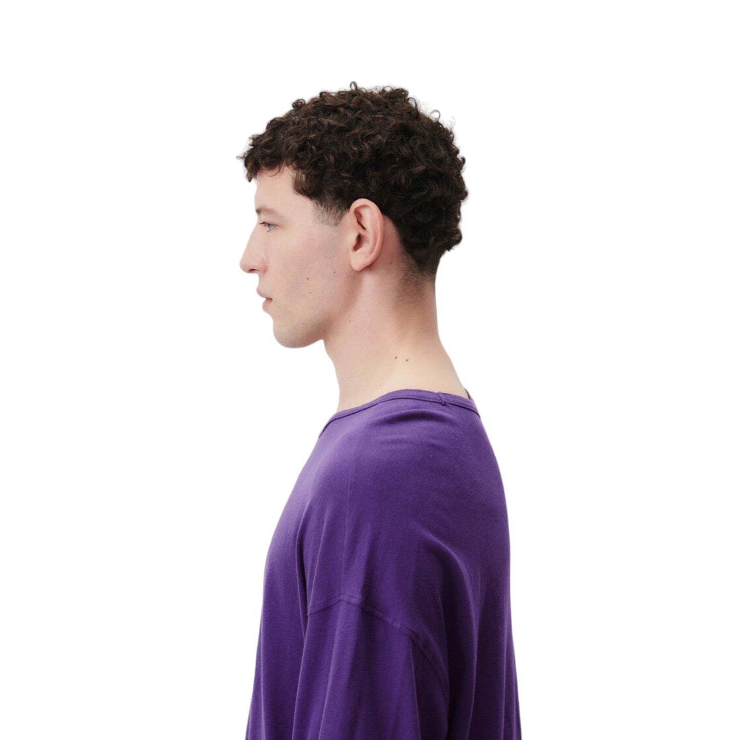 T-Shirt Uomo a manica lunga American Vintage Man Longsleeve Shirt Gamipy - Viola - Maglieria di American Vintage | Francis Concept